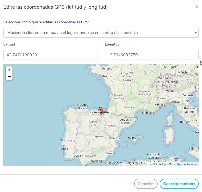 Como establecer la localización GPS de un dispositivo – Centro de Ayuda